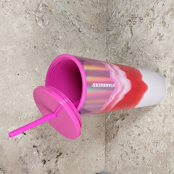 Starbucks 2021 Holiday Color Wave 24oz Acrylic Tumbler - Picture 4 of 6